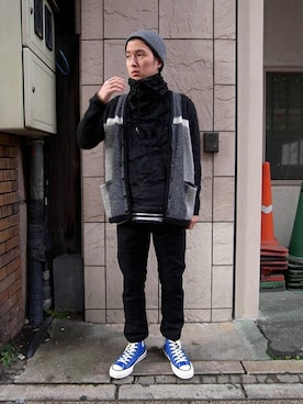 「nonnative(ノンネイティブ)のアイテム(パンツ)」を使った、ONODERAさん(メンズ・171cm)の秋コーディネート
