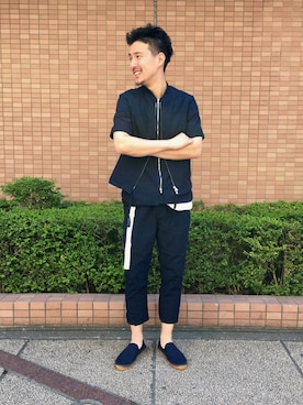 「SALVI（サルヴィ）のアイテム」を使った、ONODERAさん（メンズ・171cm）の春コーディネート