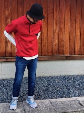 「Curly Collection（カーリーコレクション）のアイテム」を使った、NOBU79さん（メンズ・178cm）の秋コーディネート