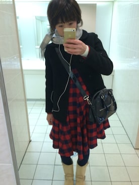 「アイテム（CD）」を使った、みなみさん（レディース・163cm・30代）の冬コーディネート
