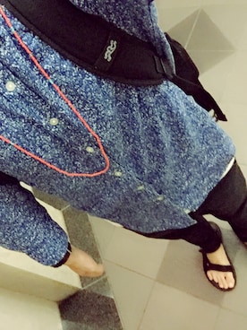 「花柄 トップス」｜Takanori Tatsumiさん（メンズ・173cm）の夏コーディネート