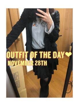 「RANDA」｜「アイテム（その他トップス）」を使った、maiK☺︎さん（レディース・163cm）の秋コーディネート