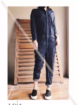 「G-STAR RAW（ジースターロゥ）のアイテム（つなぎ/オールインワン）」を使った、kalaka777さん（メンズ・170cm）の冬コーディネート