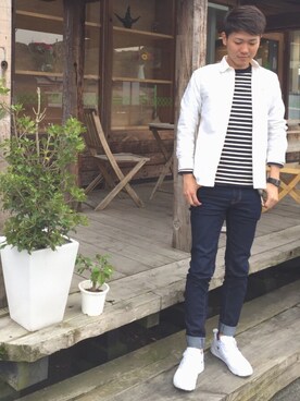 おたにーさん(メンズ・178cm)の春コーディネート