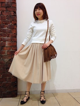 「MYSELF ABAHOUSE」｜さくさん（レディース・159cm）の冬コーディネート