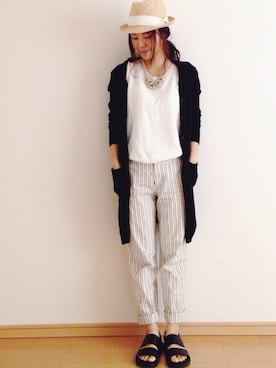 「IROIRO（イロイロ）のアイテム」を使った、ikumi＊さん（レディース・159cm）の春コーディネート