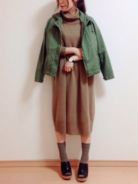 ikumi*さん(レディース・159cm)の冬コーディネート