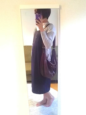 「アイテム（ワンピース）」を使った、てぃーなさん（メンズ・168cm）の秋コーディネート