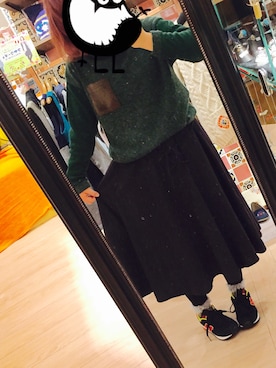 「お仕事スタイル」｜「アイテム（ワンピース/ドレス）」を使った、heyheyさん（レディース・156cm）の冬コーディネート