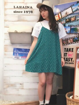 「STYLENANDA」｜村瀬紗英さん（レディース・159cm）の夏コーディネート