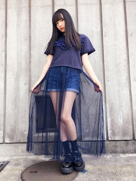 村瀬紗英さん（レディース・159cm）の夏コーディネート