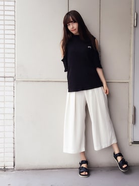 村瀬紗英さん（レディース・159cm）の夏コーディネート