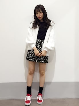 村瀬紗英さん(レディース・159cm)の秋コーディネート