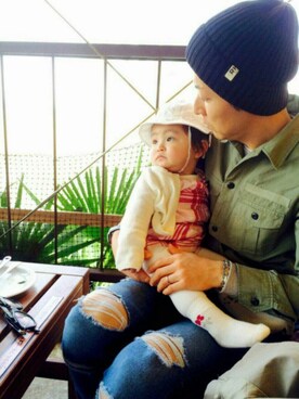 「GAP（ギャップ）のアイテム（ワンピース/ドレス）」を使った、けーすけさん（メンズ・174cm）の春コーディネート