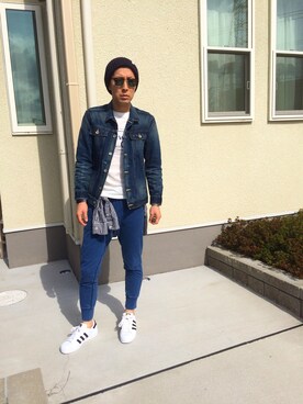 けーすけさん(メンズ・174cm)の春コーディネート