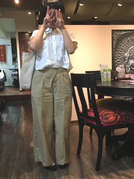 Toshiko Okuzaraさん（レディース・153cm）の夏コーディネート