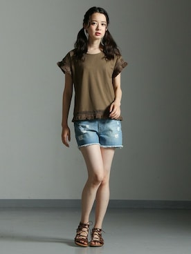 ハニーズさん（レディース・160cm）の夏コーディネート