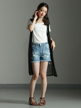 ハニーズさん（レディース・160cm）の夏コーディネート