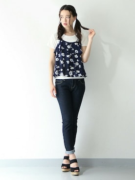 「Honeys」｜ハニーズさん（レディース・160cm）の夏コーディネート