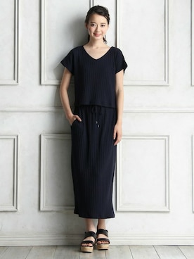 「Honeys」｜ハニーズさん（レディース・160cm）の夏コーディネート