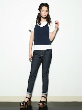 「Honeys」｜ハニーズさん（レディース・160cm）の夏コーディネート