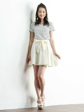 「Honeys」｜ハニーズさん（レディース・160cm）の夏コーディネート