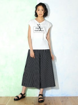 「Honeys」｜ハニーズさん（レディース・160cm）の夏コーディネート