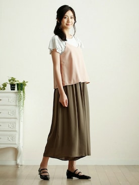 「Honeys」｜ハニーズさん（レディース・160cm）の夏コーディネート