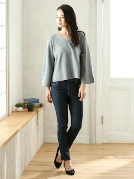 「Honeys」｜ハニーズさん（レディース・160cm）の秋コーディネート