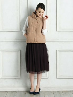 「Honeys」｜「アイテム（ジャケット/アウター）」を使った、ハニーズさん（レディース・160cm）の秋コーディネート