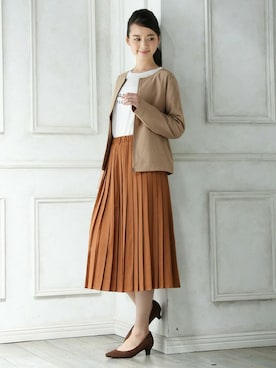 「Honeys」｜「アイテム（ジャケット/アウター）」を使った、ハニーズさん（レディース・160cm）の秋コーディネート