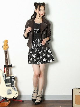 「Honeys」｜「アイテム（ジャケット/アウター）」を使った、ハニーズさん（レディース・160cm）の秋コーディネート