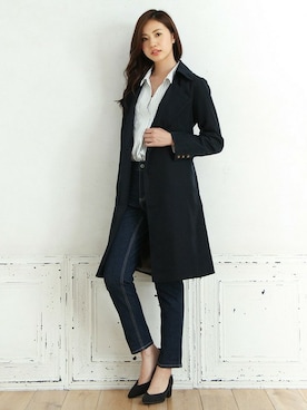 「Honeys」｜「アイテム（ジャケット/アウター）」を使った、ハニーズさん（レディース・160cm）の秋コーディネート