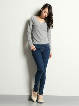 「Honeys」｜ハニーズさん（レディース・160cm）の冬コーディネート