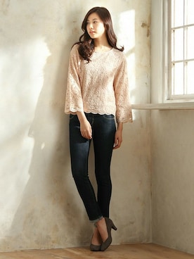 「Honeys」｜ハニーズさん（レディース・160cm）の冬コーディネート