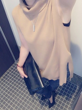「アイテム（クラッチバッグ）」を使った、ｱ ｶ ﾈさん（レディース・162cm）の秋コーディネート