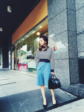 「Ballet.A（バレット　エー）のアイテム（トップス）」を使った、Tomoさん（レディース・160cm）の秋コーディネート