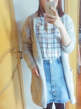 「アイテム（アンサンブル）」を使った、吕阿澗さん（レディース・163cm）の春コーディネート