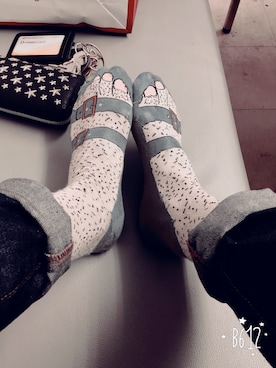 「JIMMY CHOO（ジミーチュウ）のアイテム（その他）」を使った、tick.oneさん（メンズ・164cm）の冬コーディネート