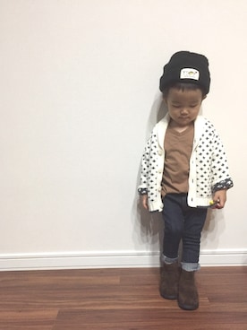 y___aさん（キッズ・80cm）の秋コーディネート