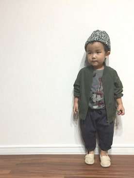 y___aさん（キッズ・80cm）の秋コーディネート