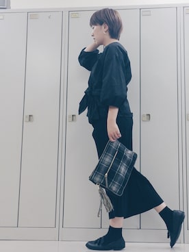 「Anisha（アニーシャ）のアイテム」を使った、crazyさん（レディース・161cm）の秋コーディネート