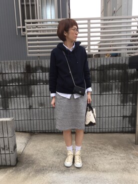 「UNIQLOコーデ」｜amiami☺︎さん（レディース・163cm）の冬コーディネート