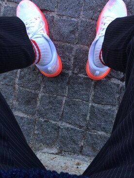 「flyknitmax」｜＊さん（メンズ・172cm）の冬コーディネート