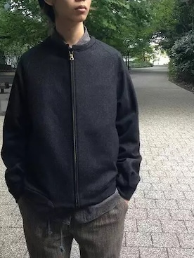「bukht」｜「アイテム（ブルゾン）」を使った、＊さん（メンズ・172cm）の春コーディネート