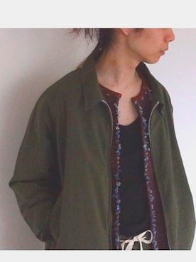 「bukht」｜「アイテム（ノーカラージャケット）」を使った、＊さん（メンズ・172cm）の春コーディネート