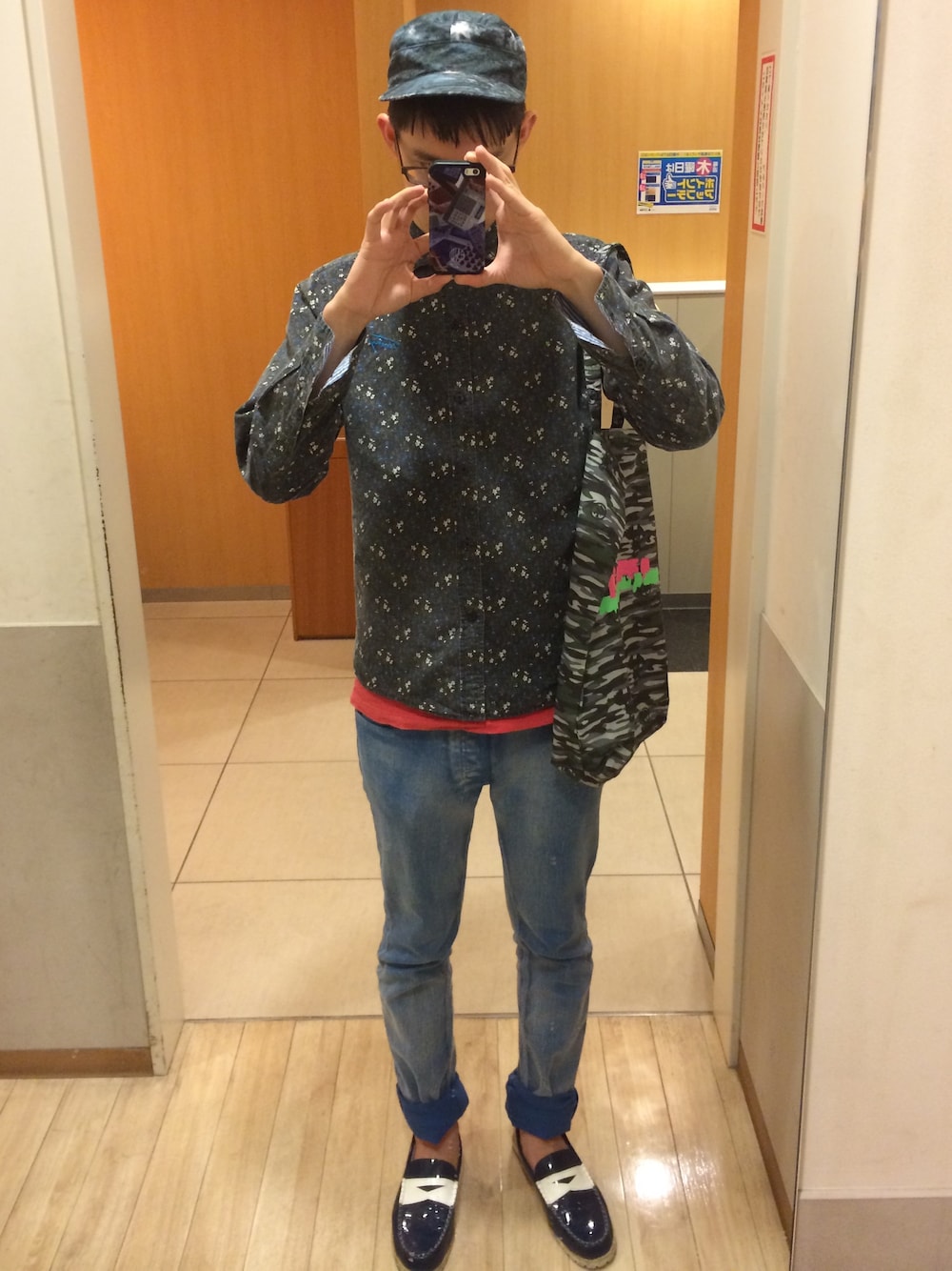 「undercoverism、TOMMY HILFIGER、ユニコーン、FAD3、差し色(ピンク)」｜「UndercoverismのE6H02（キャップ、その他）」を使った、やんねさん（メンズ・180cm）の春コーディネートの1枚目の写真