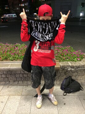 やんねさん（メンズ・180cm）の夏コーディネート