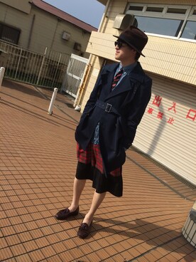 やんねさん（メンズ・180cm）の春コーディネート