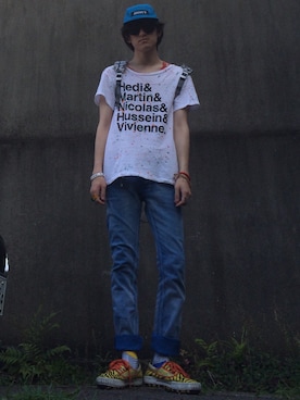 やんねさん（メンズ・180cm）の夏コーディネート